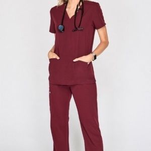 ISO Figs Burgundy Top And Bottom!